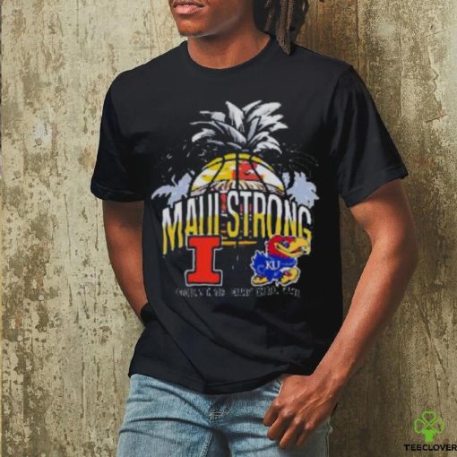 Original Illinois Fighting Illini Vs Kansas Jayhawks Maui Strong October 29th 2023 T Shirt