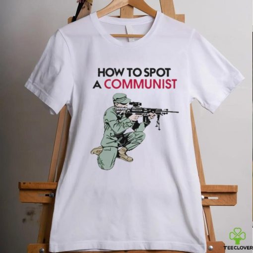 Matt Maddock Wearing How To Spot A Communist Shirt