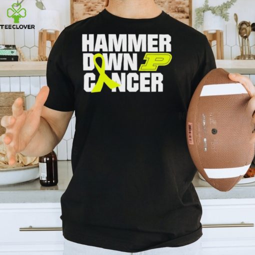 Hammer Down Cancer Purdue Shirt