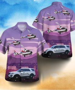 Albuquerque New Mexico Albuquerque Police Department Ford Police Utility And Eurocopter Ec 120B Colibri Hawaiian Shirt