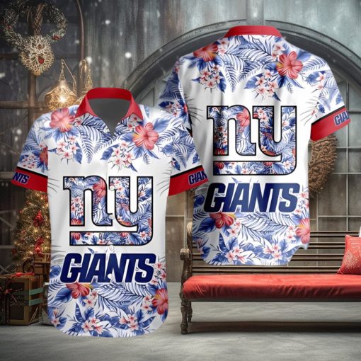 NFL New York Giants Hawaiian Shirt Special Floral Tropical Team Spirit