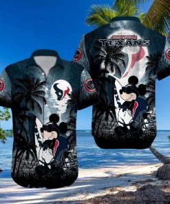Houston Texans NFL Team Logo Baby Yoda Hawaiian Shirt