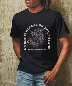 No one is illegal on stolen land we walk on native land hoodie, sweater, longsleeve, shirt v-neck, t-shirt