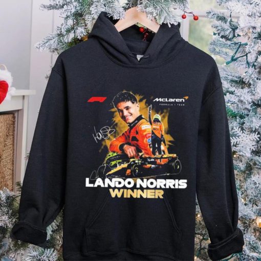 Mclaren Formula 1 Lando Norris Winner 2024 Signatures Shirt