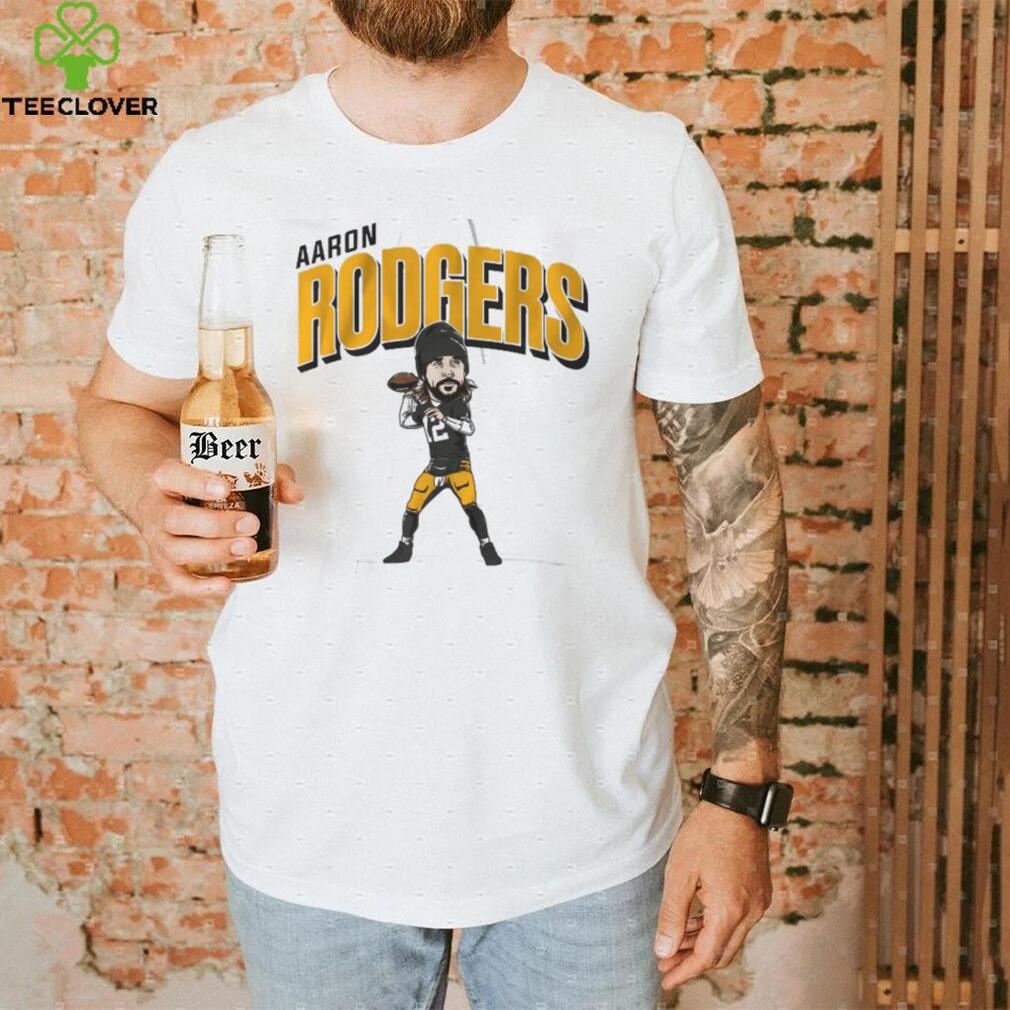aaron rodgers caricature shirt