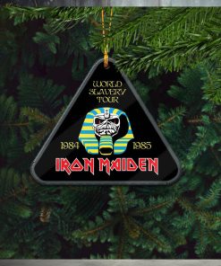 Iron Maiden World Slavery Tour 1984 1985 Holiday Gifts Christmas Tree Ornament