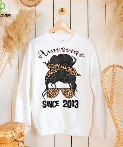 9 Year Old Awesome Since 2013 9th Birthday Woman and Girl T Shirt