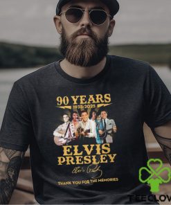 90 Years 1935 – 2025 Elvis Presley Thank You For The Memories T Shirt