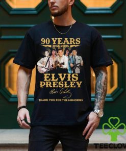 90 Years 1935 – 2025 Elvis Presley Thank You For The Memories T Shirt
