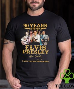 90 Years 1935 – 2025 Elvis Presley Thank You For The Memories T Shirt