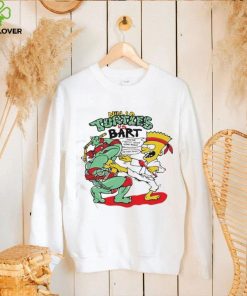 90s Bootleg Ninja Turtle Vs Bart Simpson Shirt