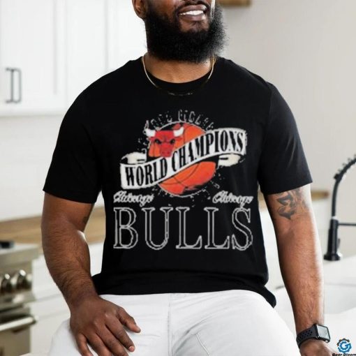 90s Chicago Bulls 1991 NBA Finals World Champions T shirt