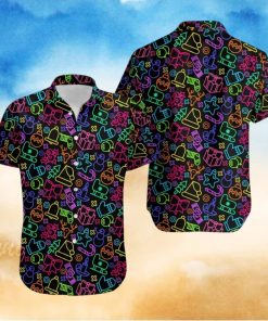 90's Neon Christmas Men's Hawaiian Shirt