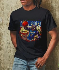 90s Style Basketball Wolf Minnesota shirt