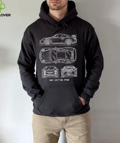 911 GT3 RS blueprint every angle shirt