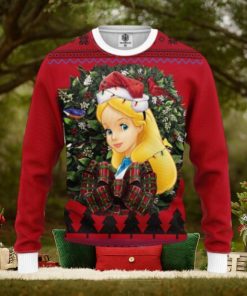 Alice In Wonderland Noel Mc ugly Christmas sweater