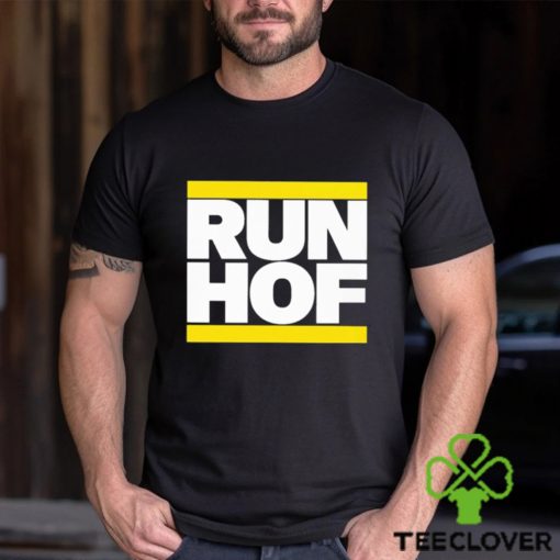95.7 The Game Bonta Hill Wearing Run Hof T Shirts