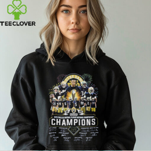 Notre Dame Fighting Irish 2025 College Football Playoff National Champions T Shirt