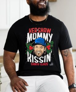 Kershaw Mommy Kissin’ Santa Claus Christmas Shirt