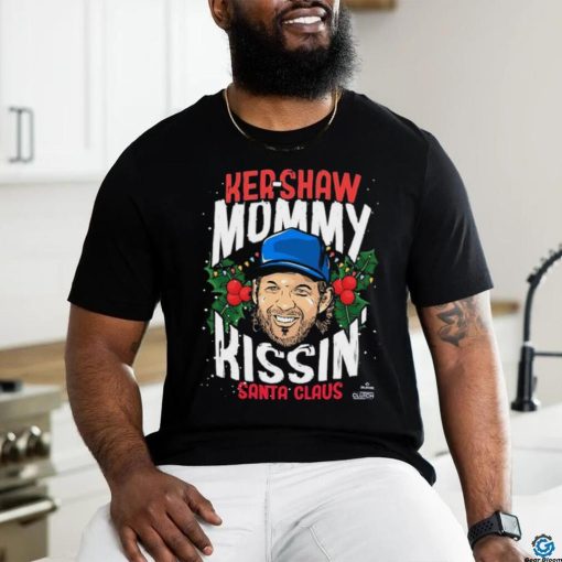 Kershaw Mommy Kissin’ Santa Claus Christmas Shirt