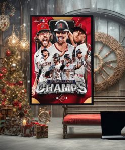 Congrats Arizona Diamondbacks MLB National League Champions 2023 Poster Canvas