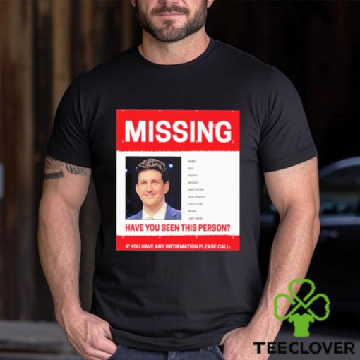 James Holzhauer Missing Have You Seen This Person If You Have Any Information Please Call Shirt
