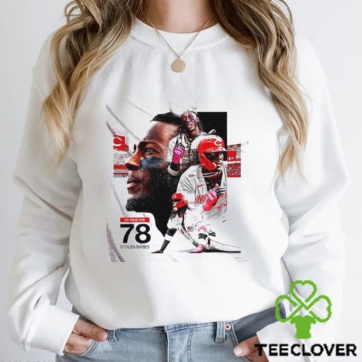 Cincinnati Reds Elly De La Cruz on place for 78 stolen bases shirt