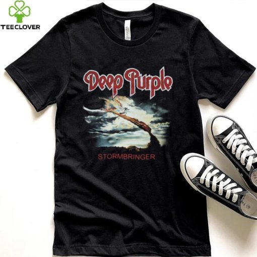 Deep Purple Stormbringer 1974 Vintage Unisex Black Cotton T Shirt