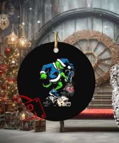 The Grinch Carolina Panthers Stomp On NFL Teams Christmas Ornament