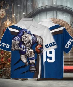 Personalized Unisex Hawaiian Shirt Indianapolis Colts Football Team 3D Apparel For Men Women