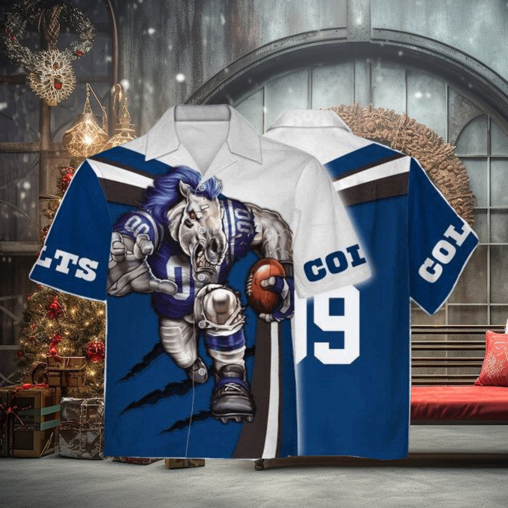 Personalized Unisex Hawaiian Shirt Indianapolis Colts Football Team 3D Apparel For Men Women Personalized Unisex Hawaiian Shirt Indianapolis Colts Football Team 3D Apparel For Men Women