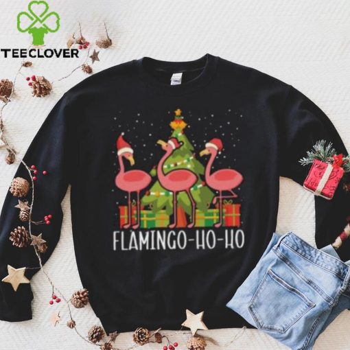 Pink Flamingo Lover Bird Merry Xmas Christmas Day’ Women’s Vintage Sport T  Shirt