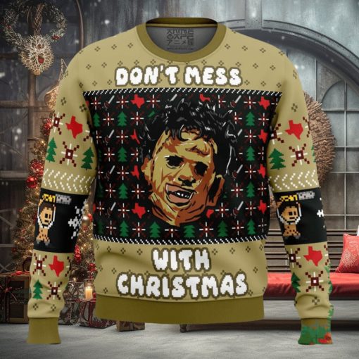 Christmas In Texas Leatherface Casual Ugly Sweater
