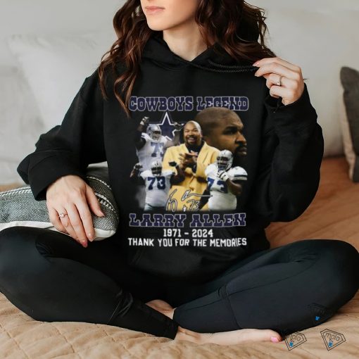 Cowboys Legend Larry Allen 1971 2024 Thank You For The Memories T Shirt