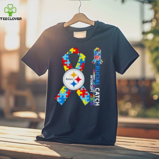 NFL Pittsburgh Steelers Crucial Catch Intercept Autism Shirt