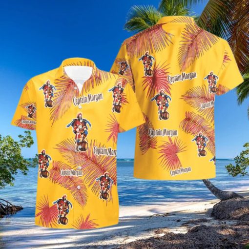 Captain Morgan Palm Leaves Tropical Hawaiian Shirt And Shorts Unique Summer Gift