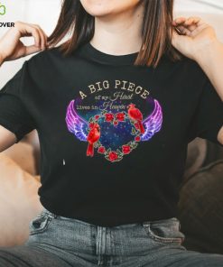 A Big Piece Of My Heart Lives In Heaven Cardinals Best Memorial Christmas Personalized Gift Tshirt 2 A Big Piece Of My Heart Lives In Heaven Cardinals Best Memorial Christmas Personalized Gift Tshirt