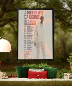 A Boogie Wit Da Hoodie Me Vs Myself The College Tour 2023 Home Decor Poster Canvas
