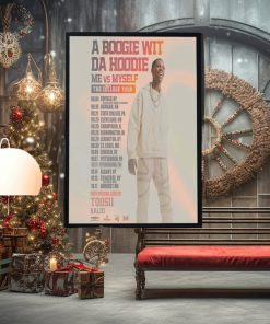 A Boogie Wit Da Hoodie Me Vs Myself The College Tour 2023 Home Decor Poster Canvas