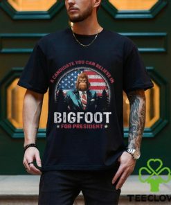 A Candidate You Can Believe In Bigfoot For President 2024 Vintage T Shirt