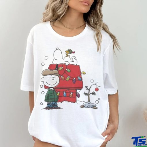 A Charlie Brown Christmas With Snoopy Dog Merry Christmas Shirt