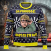 Santa Claus Falls From Nakatomi Plaza Ugly Christmas Sweater