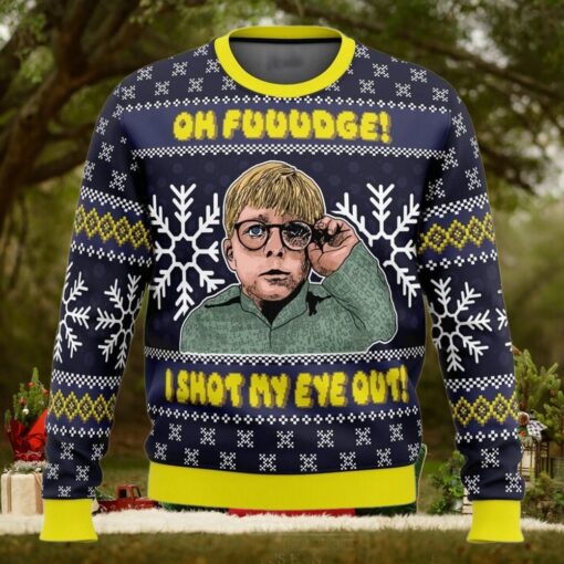A Christmas Story Oh Fudge Ugly Christmas Sweater