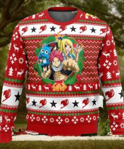 A Christmas Tail Fairy Tail Xmas Men And Women Christmas Gift 3D Ugly Christmas Sweater