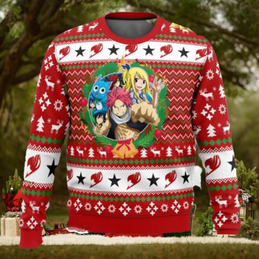 A Christmas Tail Fairy Tail Xmas Men And Women Christmas Gift 3D Ugly Christmas Sweater