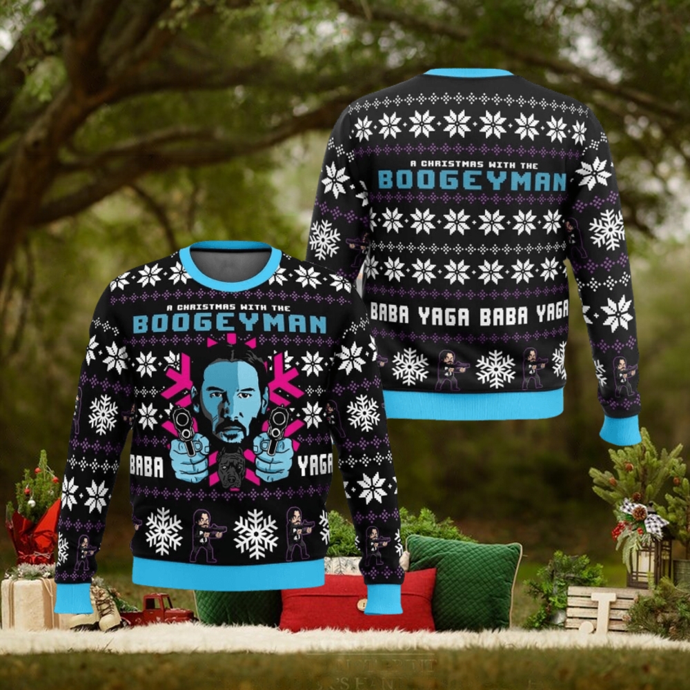 A Christmas With A Boogeyman Thriller Ugly Christmas Sweater Christmas Sweater For Men And Women A Christmas With A Boogeyman Thriller Ugly Christmas Sweater Christmas Sweater For Men And Women