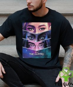 A Cosmic Trio The Marvels Carol Danver x Monica Rambeau x Kamala Khan Eyes T Shirt