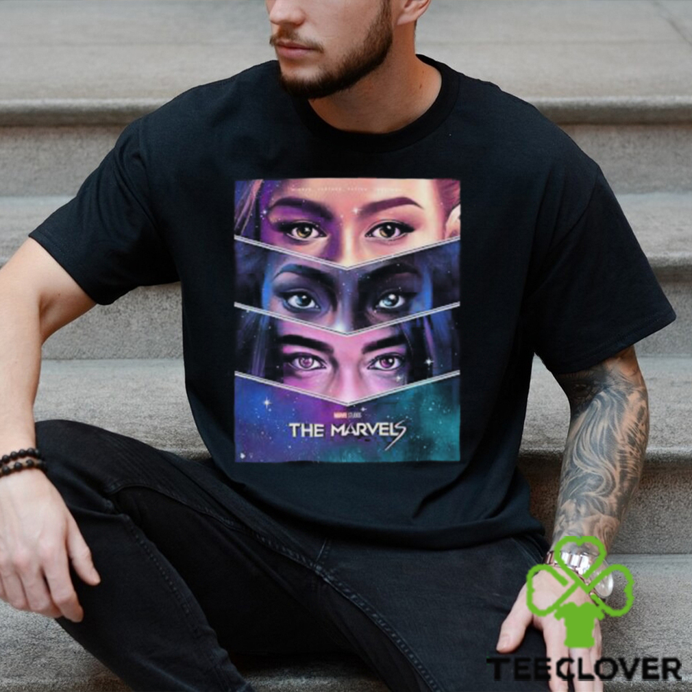 A Cosmic Trio The Marvels Carol Danver x Monica Rambeau x Kamala Khan Eyes T Shirt A Cosmic Trio The Marvels Carol Danver x Monica Rambeau x Kamala Khan Eyes T Shirt