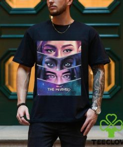 A Cosmic Trio The Marvels Carol Danver x Monica Rambeau x Kamala Khan Eyes T Shirt