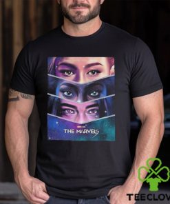 A Cosmic Trio The Marvels Carol Danver x Monica Rambeau x Kamala Khan Eyes T Shirt